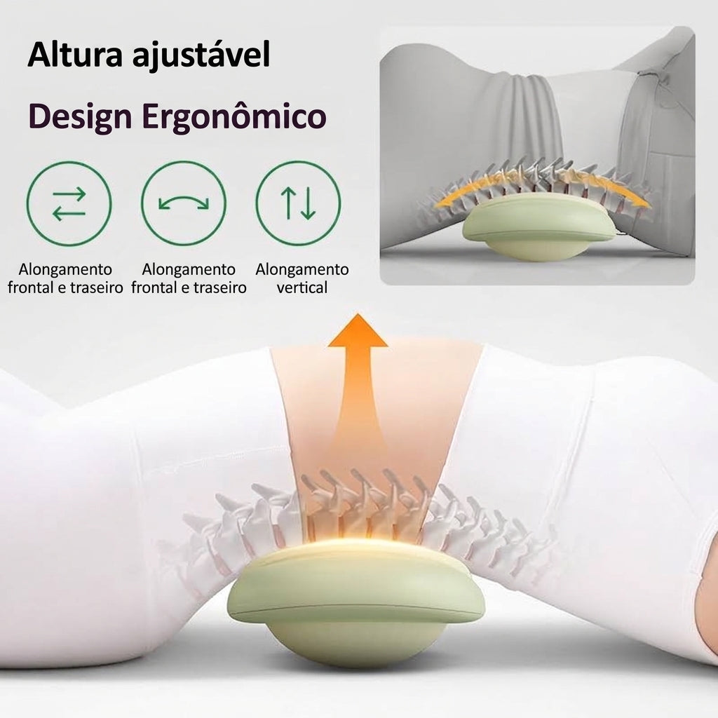 O Massageador Lombar YZ-2 combina massagem, compressa quente e pulsos para proporcionar uma experiência de relaxamento confortável em casa. O formato adapta-se à zona lombar e o temporizador inteligente ajuda a manter cada sessão simples e controlada.