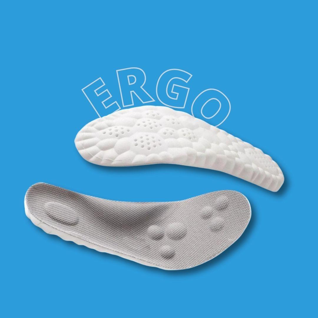 Os seus sapatos preferidos são ainda mais confortáveis. As palmilhas ergonómicas ORTOWAS Ergo™ dão aos pés o apoio de que precisam nos dias longos, em casa, no trabalho ou a passear.