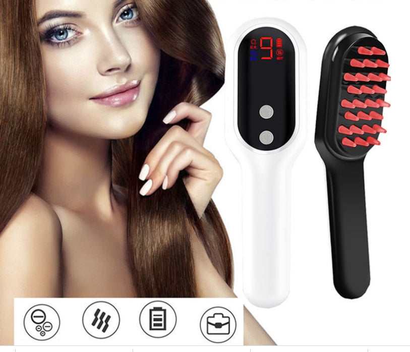 Estimula o couro cabeludo: os 26 contactos de massagem ativam a circulação local à superfície, deixando uma agradável sensação de frescura e bem-estar;
Potencia a sua rotina capilar: ideal para usar ao aplicar óleos, séruns ou loções, ajudando a distribuí-los de forma uniforme pelo couro cabeludo;