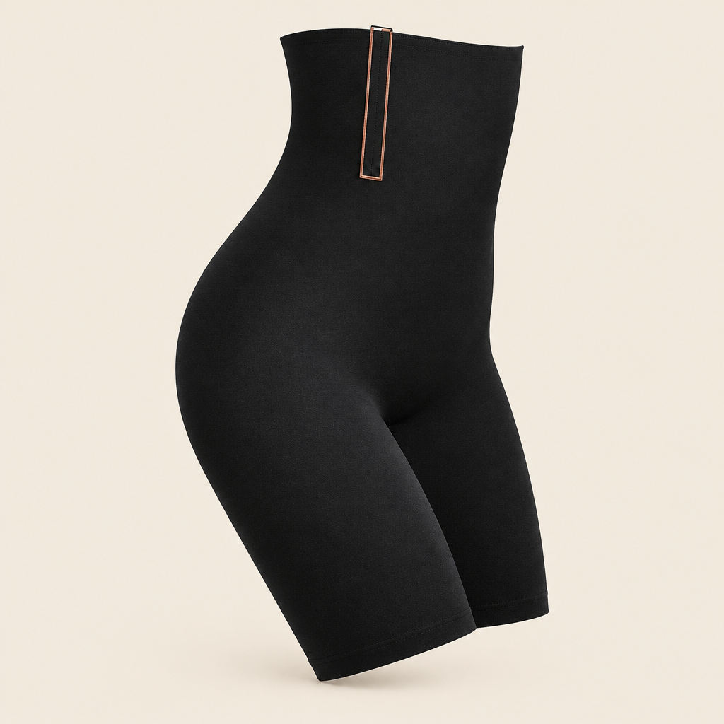 Cinta modeladora de cintura alta sem costuras para mulher
