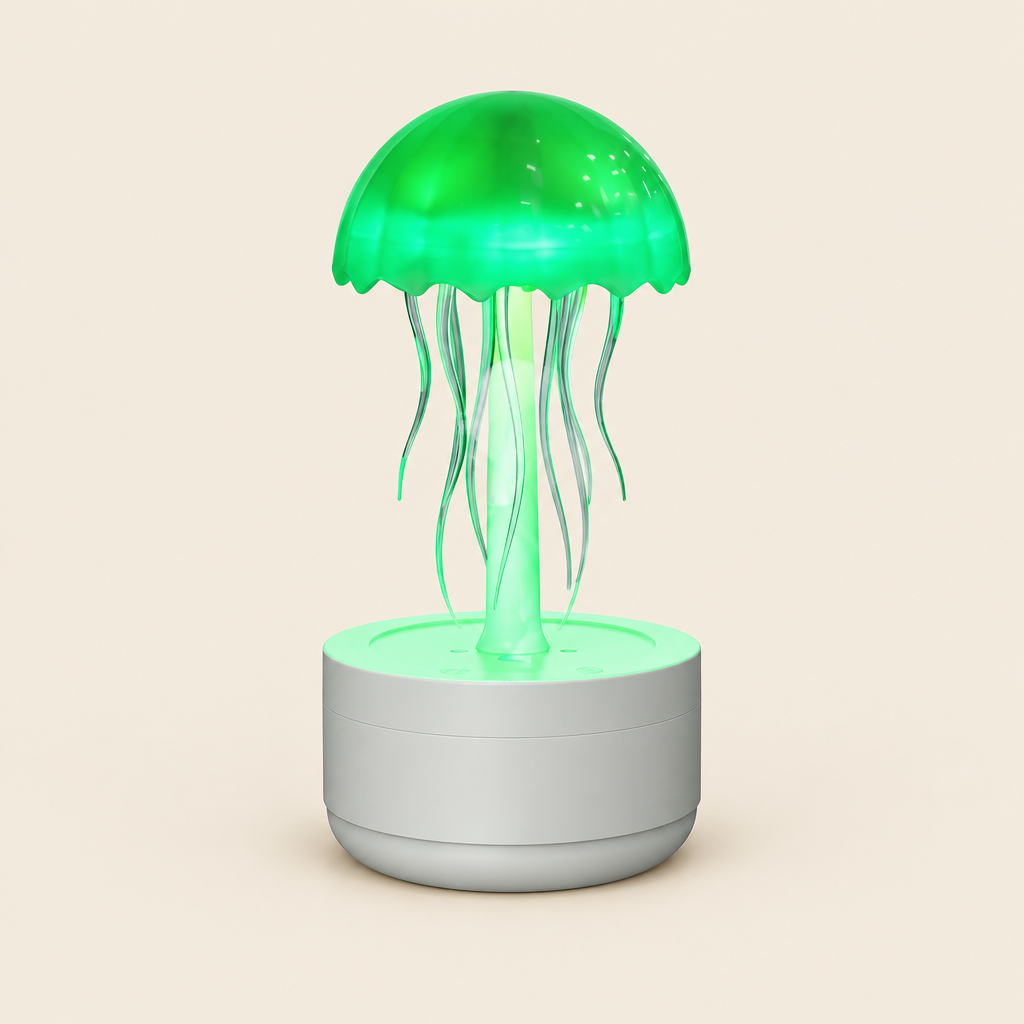 Difusor de aromas e humidificador com luz noturna de 7 cores