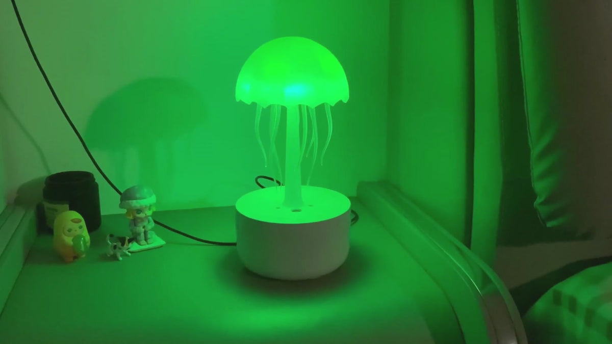 Difusor de aromas e humidificador com luz noturna de 7 cores
