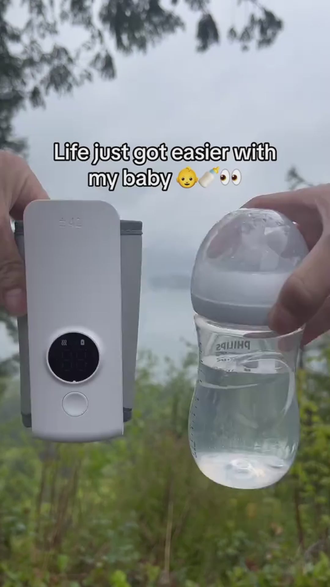 Aquecedor portátil de biberões com carregamento USB